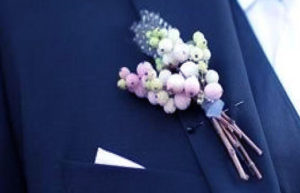 boutonnière costume homme